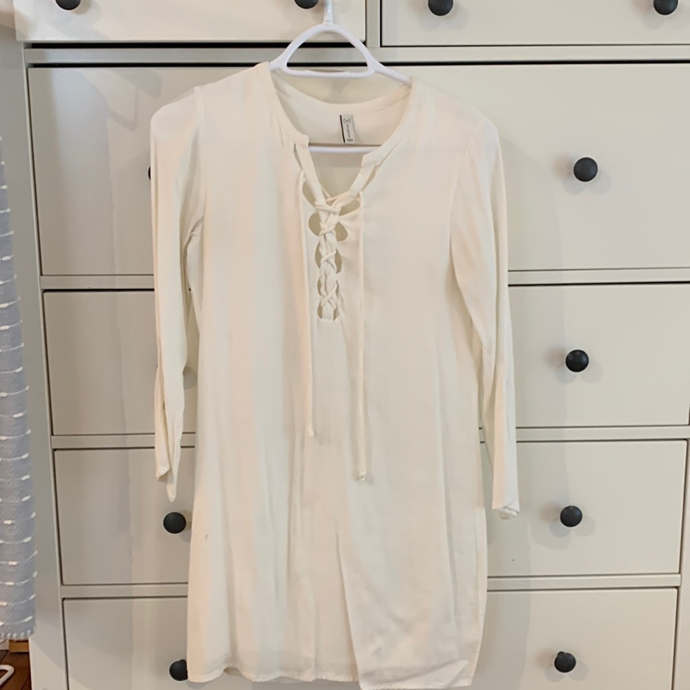 White gentle dawn dress. Super soft great for summer